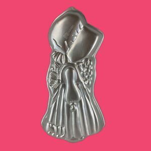 Vintage Holly Hobbie 1975 Wilton Aluminum Happy Birthday Cake Baking Pan 17"x 8"